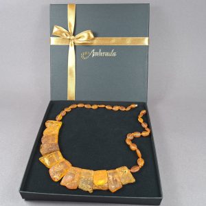 Stilingi gintariniai karoliai „Kleopatra“ - Image 3