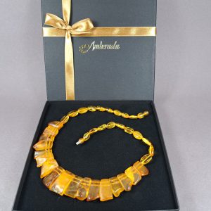 „Kleopatra“ – karališkas gintaro vėrinys elegantiškai damai - Image 3