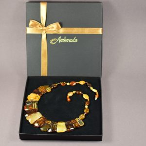 Stilingas gintaro vėrinys „Kleopatra“ – klasikinė elegancija - Image 3
