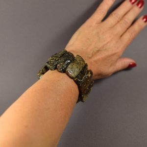 Išskirtinė Masyvi Gintaro Apyrankė – Natūrali Elegancija - Image 6
