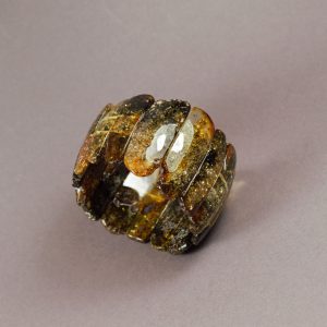 Plati Gintarinio Dvelksmo Apyrankė Moterims – Natūrali Prabanga - Image 3