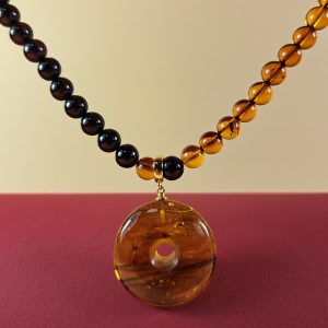 Gintarinis vėrinys su pakabuku „Saulės energija“ ✨ AP0088 - Image 4