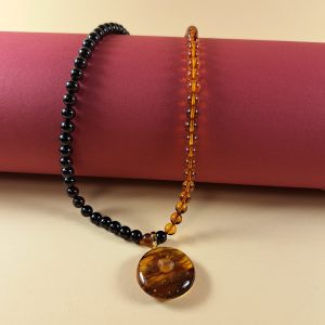 Gintarinis vėrinys su pakabuku „Saulės energija“ ✨ AP0088 - Image 6