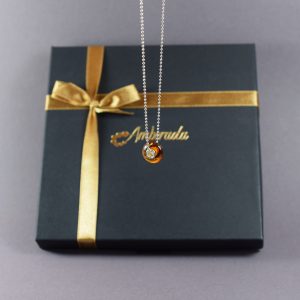 Gintarinis „Pandora“ stiliaus pakabukas su sidabrine grandinėle ✨ - Image 6