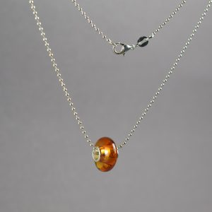 Gintarinis „Pandora“ stiliaus pakabukas su sidabrine grandinėle ✨ - Image 4