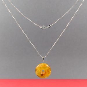 Gintarinis pakabukas „Medaus Ratas“ ✨ - Image 1