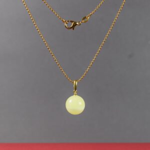 Gintarinis pakabukas „Pieno saulė“ ✨ - Image 3