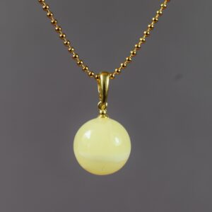 Gintarinis pakabukas „Pieno saulė“ ✨ - Image 1