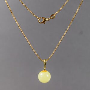 Gintarinis pakabukas „Pieno saulė“ ✨ - Image 2