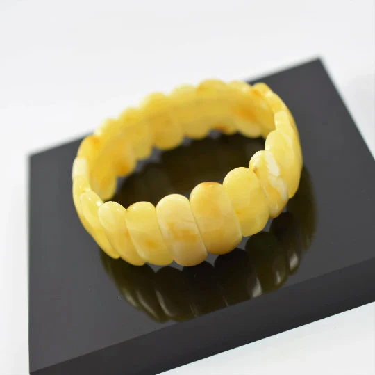 Baltic Amber bracelet Butterscotch color